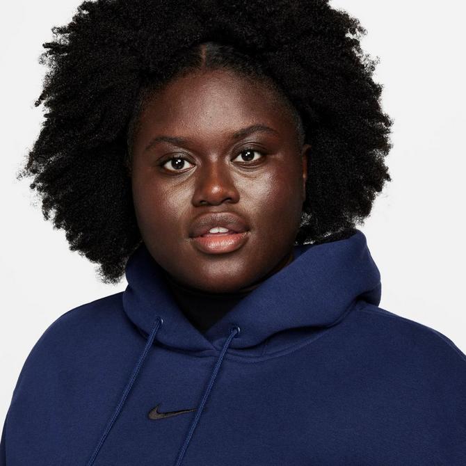 Plus size discount black nike hoodie