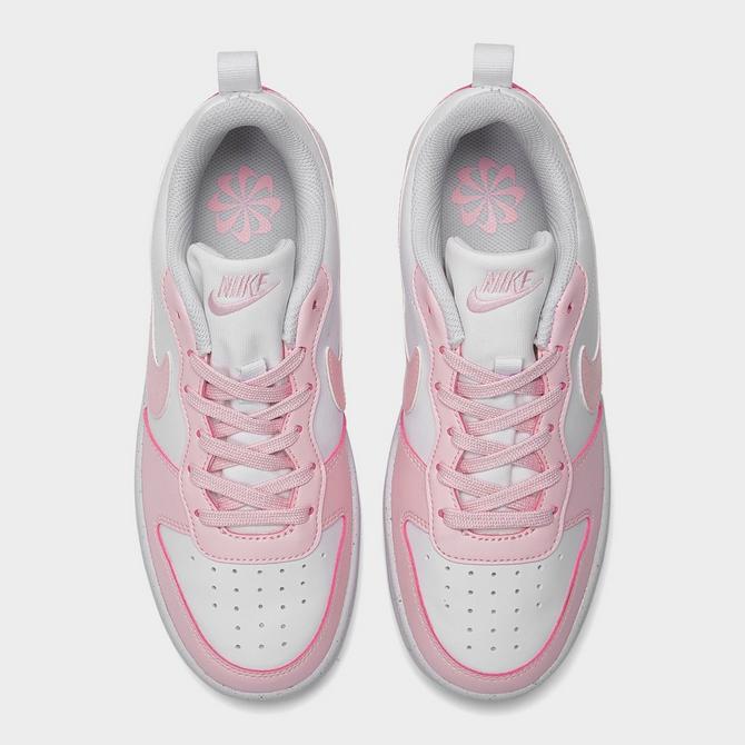 Nike Court Borough Low ReCraft Grade School Lifestyle Shoes White Pink  DV5456-105 – Shoe Palace