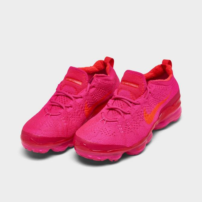 Women's nike air vapormax hotsell flyknit running shoes pink