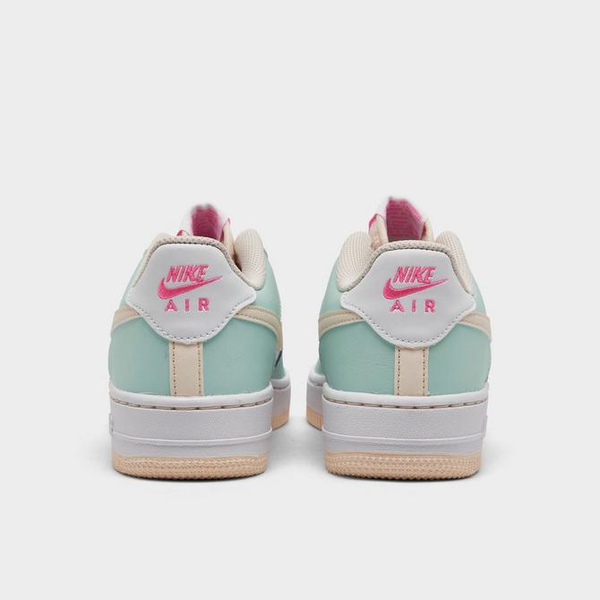 Boys Grade School Nike Air Force 1 LV8 Pale Ivory/White-Picante