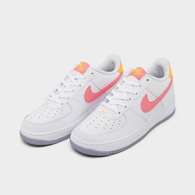 Nike Air Force 1 White Wolf Grey Picante Red Size 11 Men's for Sale