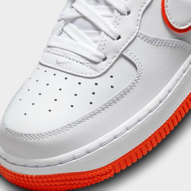 Boys Grade School Nike Air Force 1 LV8 Pale Ivory/White-Picante