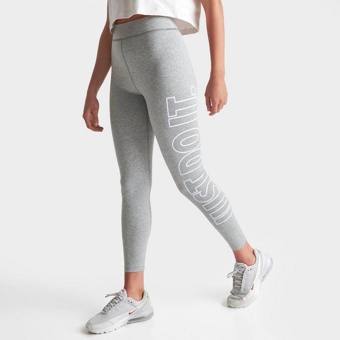 Womens nike cheap grey leggings