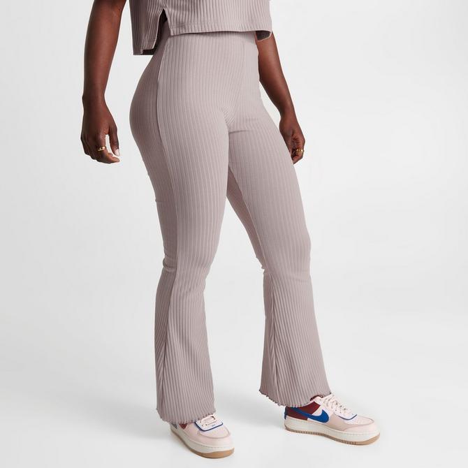 Nike Sportswear Women's High-Waisted Ribbed Jersey Flared Pants