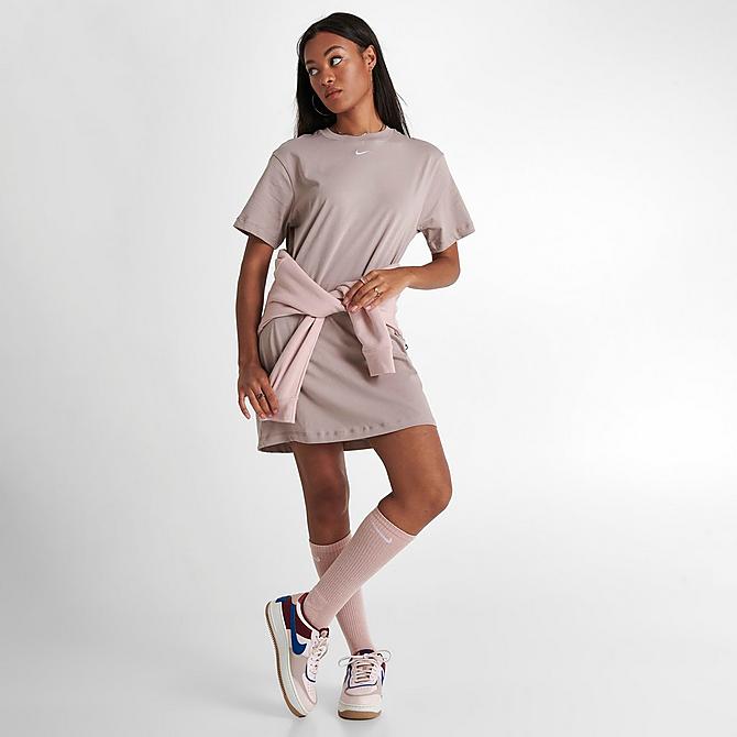 Reproducir No autorizado Desfavorable Women's Nike Sportswear Essential Short-Sleeve T-Shirt Dress| JD Sports