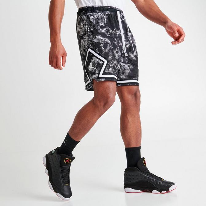 Jordan Air Mens Dri-FIT Diamond Basketball Shorts Black XL