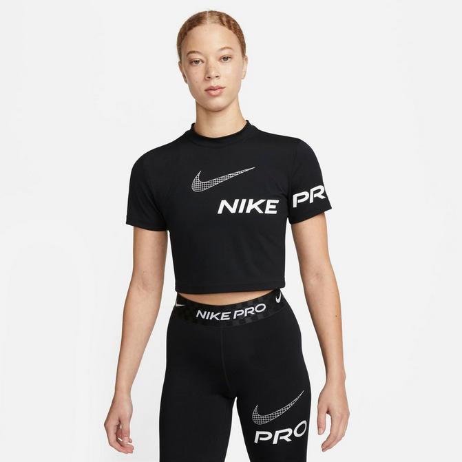 Women's Nike Pro Dri-FIT Swoosh Asymmetrical Medium-Support Sports