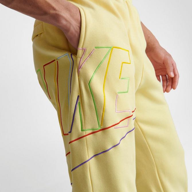 Nike, Shirts, Nike Sportswear Club Fleece Tracksuit 2 Piece Hoodie Jogger  Green Yellow Large