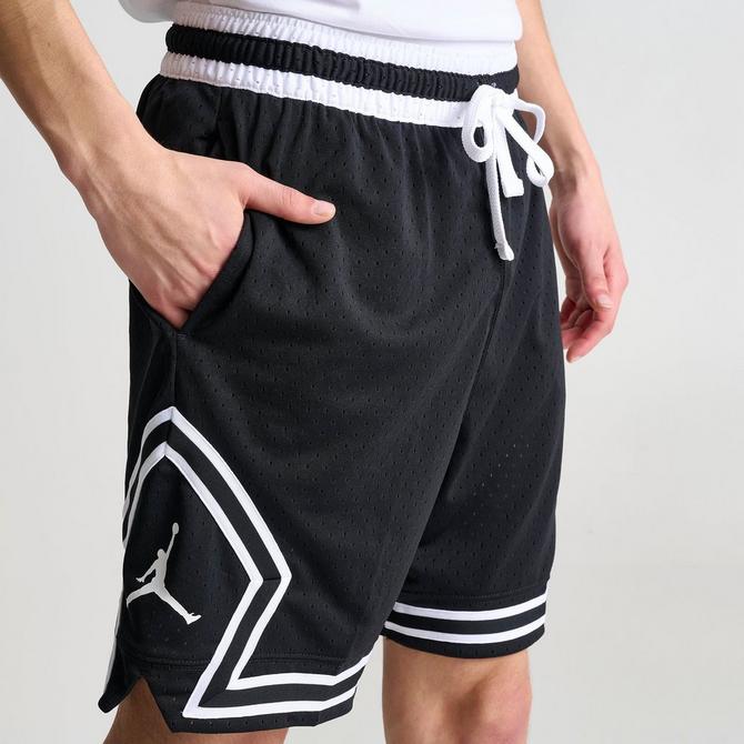 Jordan shorts black and white on sale