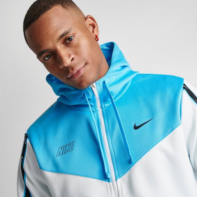 blue white nike jacket