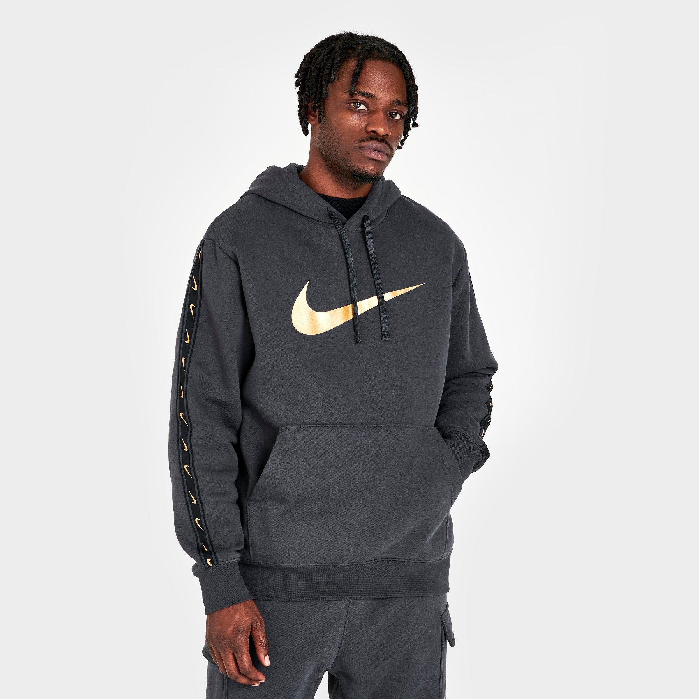 nike repeat tape fleece overhead hoodie