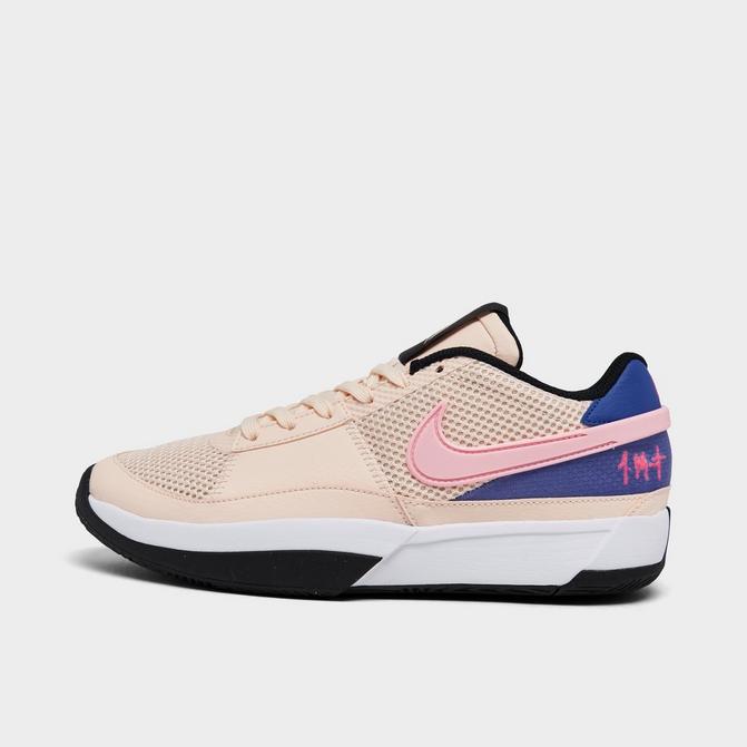 Light pink hotsell nike basketball shoes