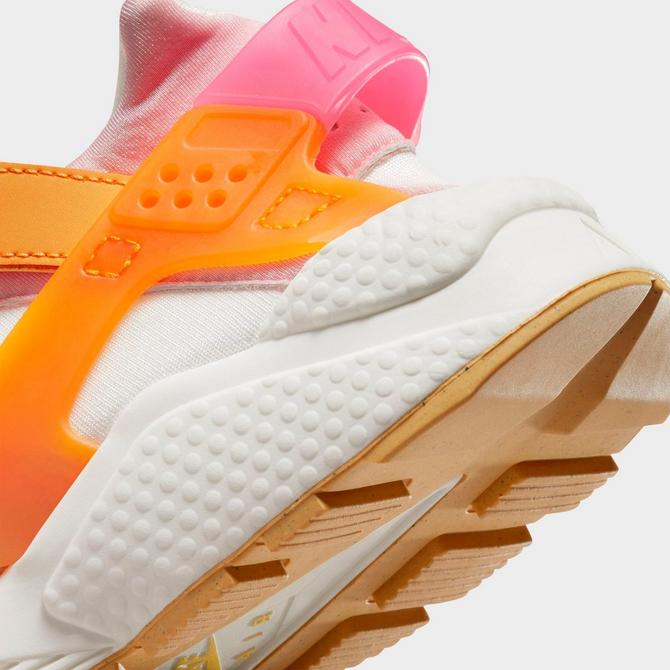 Nike air huarache store white pink orange