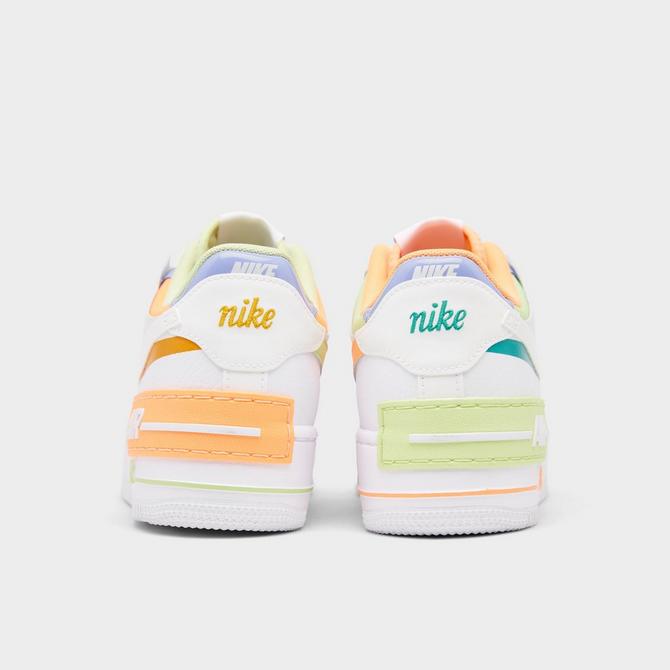 Nike Air Force 1 Shadow sneakers in white and multi