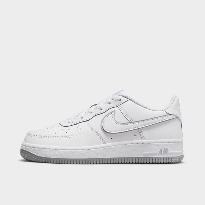 Boys Grade School Nike Air Force 1 LV8 Pale Ivory/White-Picante