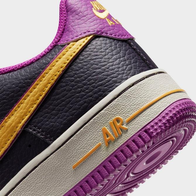 Purple yellow air force ones online