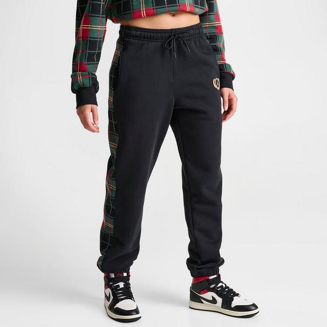 PLAID FLEECE PANT