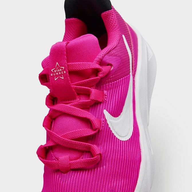 Nike free run pink laces best sale