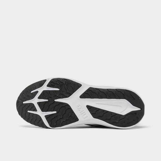 Bottom view of Little Kids' Nike Star Runner 4 Running Shoes in Black/Anthracite/White Click to zoom