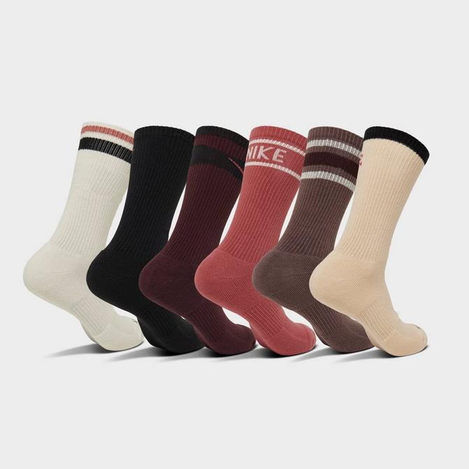 Nike Socks Mens Sports Everyday Cotton Designer Crew Sock 3 Pairs