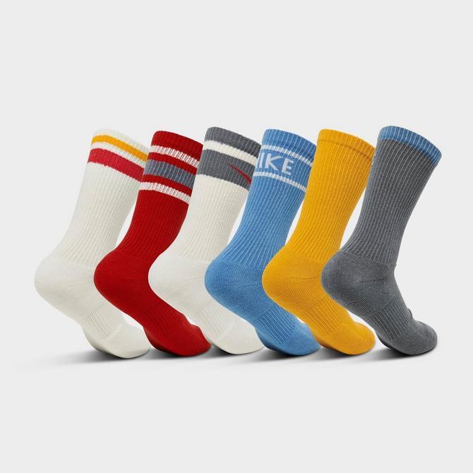 Nike Everyday Plus Retro Cushioned Crew Socks (6-Pack)