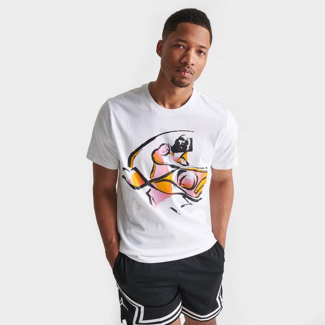 White Jordan Large Graphic T-Shirt  JD Sports Global - JD Sports Global