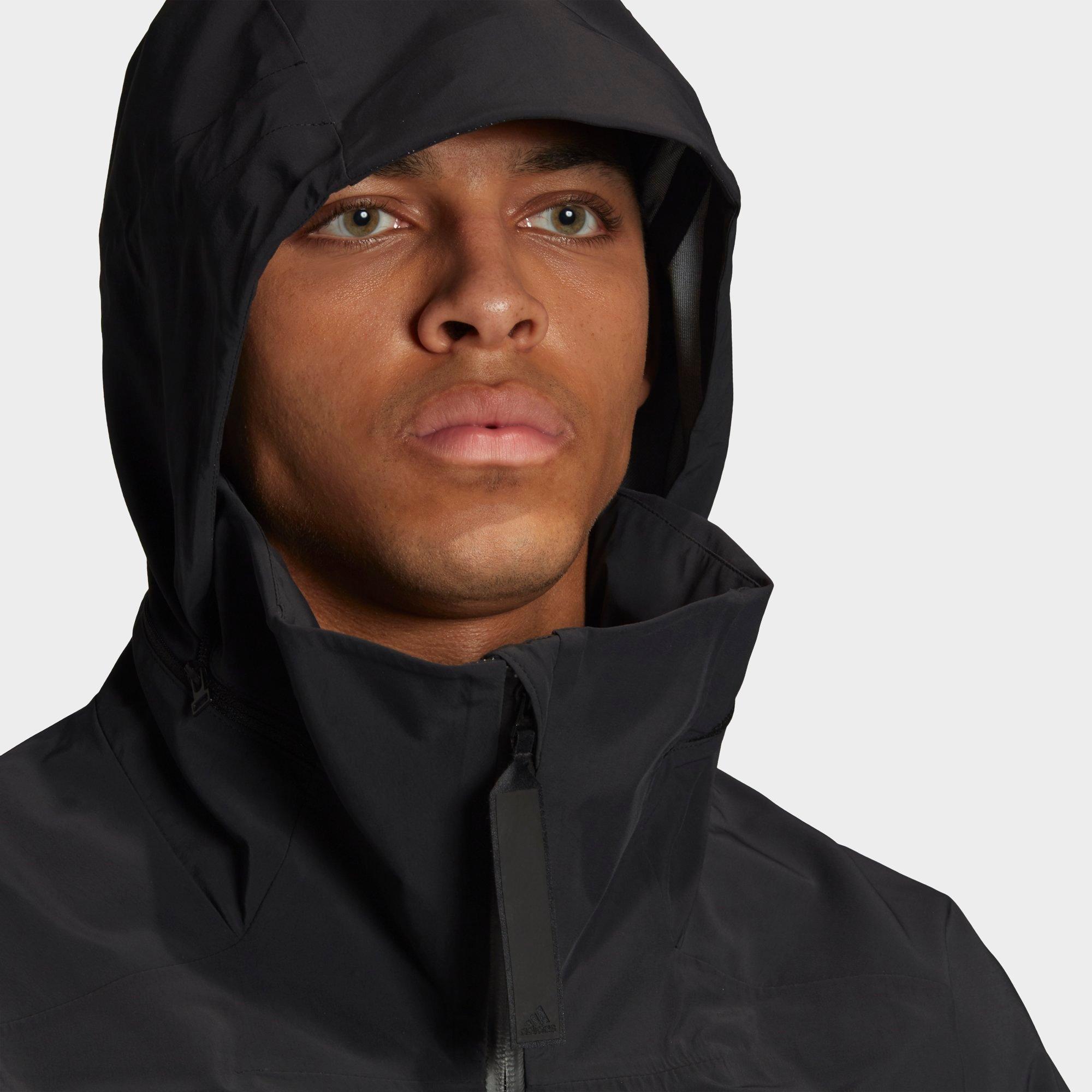 adidas black waterproof jacket