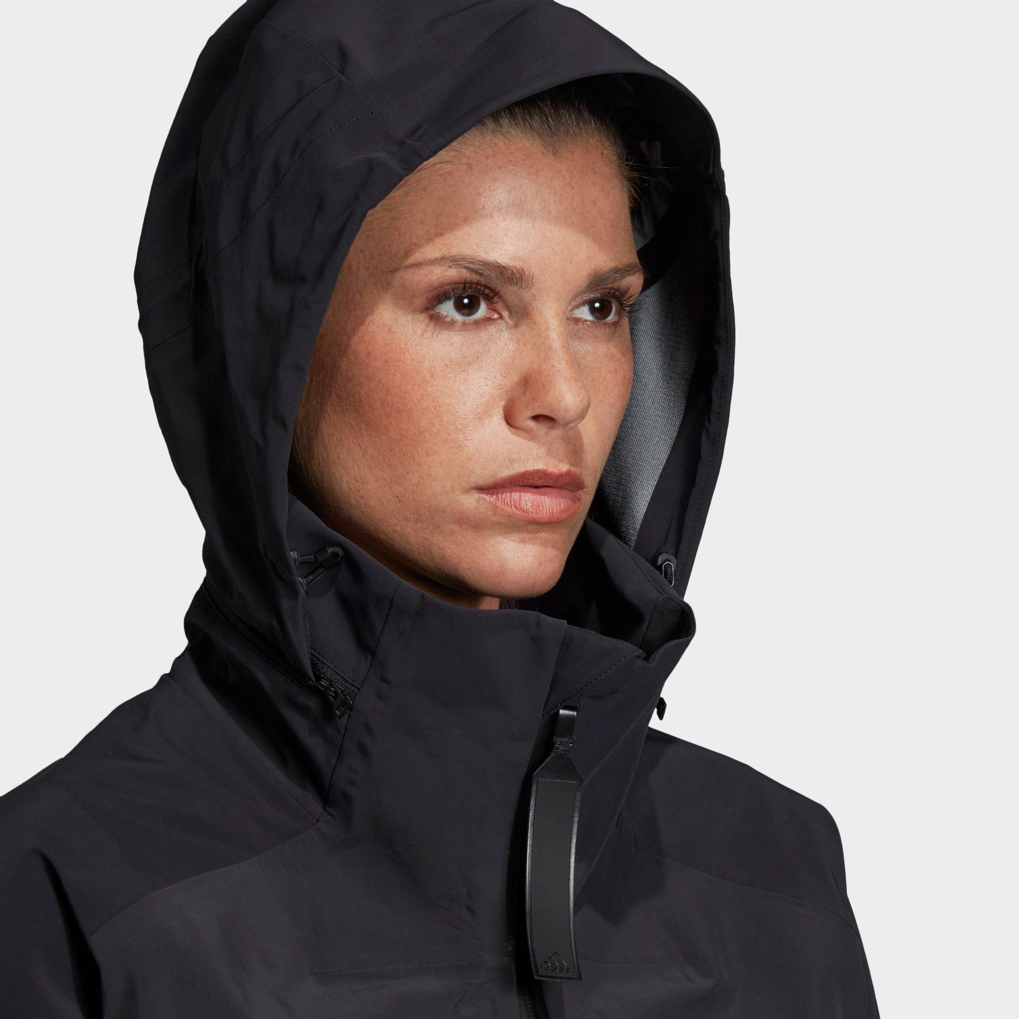 womens adidas rain jacket with hood