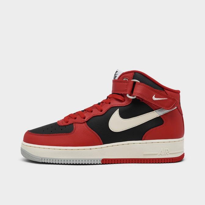 Nike Air Force 1 High - White - Black - Sport Red