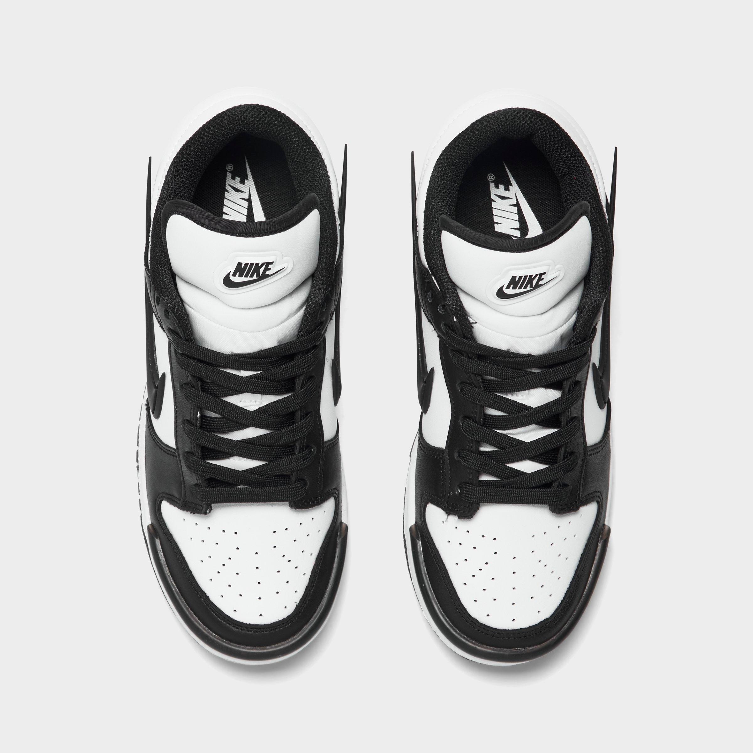 Jordan dunk low black and white