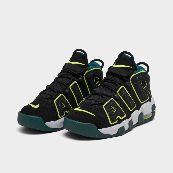 Nike air more uptempo hotsell black volt