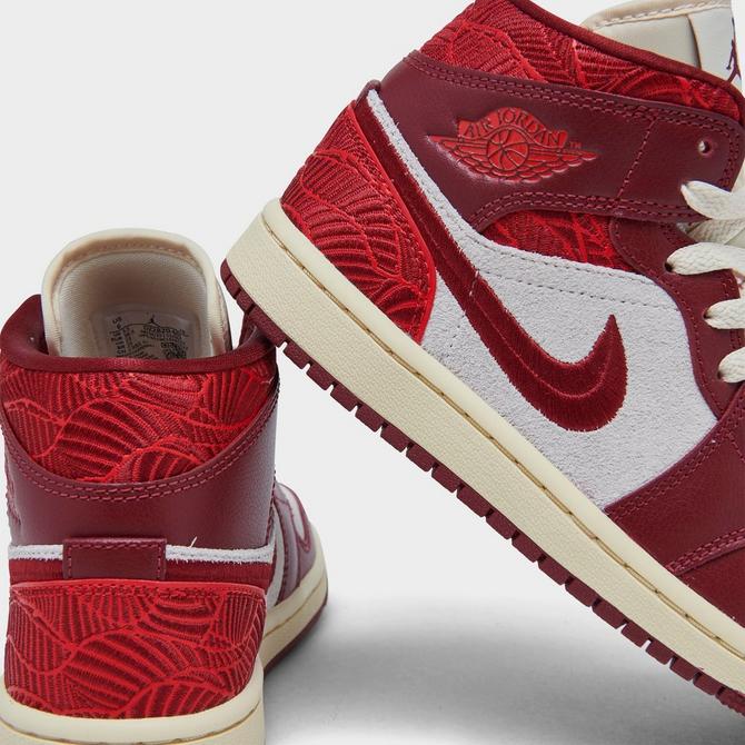 Jordan 1 mid hot sale se red