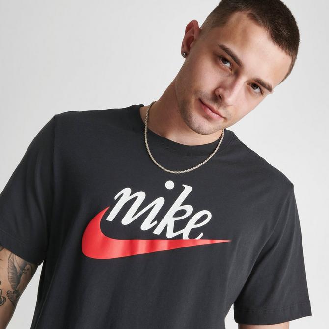 spek Instituut Onzuiver Men's Nike Sportswear Futura Logo Script T-Shirt| JD Sports