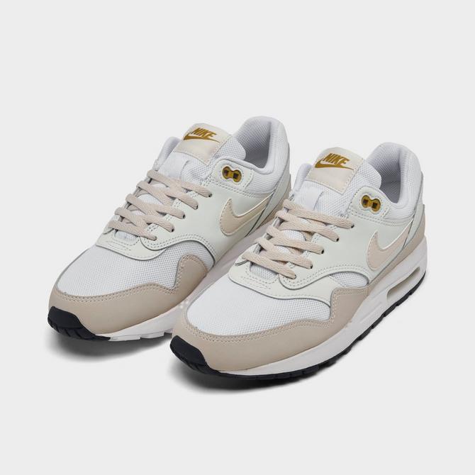 Nike Kids Air Max 1 Sneaker White Light Orewood Bronzine