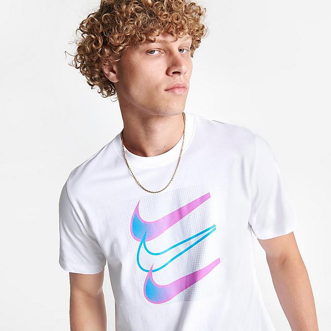 waterstof Keer terug heelal Men's Nike Sportswear Triple Swoosh Graphic T-Shirt| JD Sports