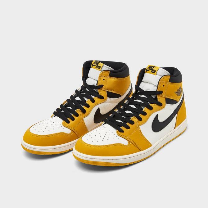 Air jordan retro 1 black and orange deals