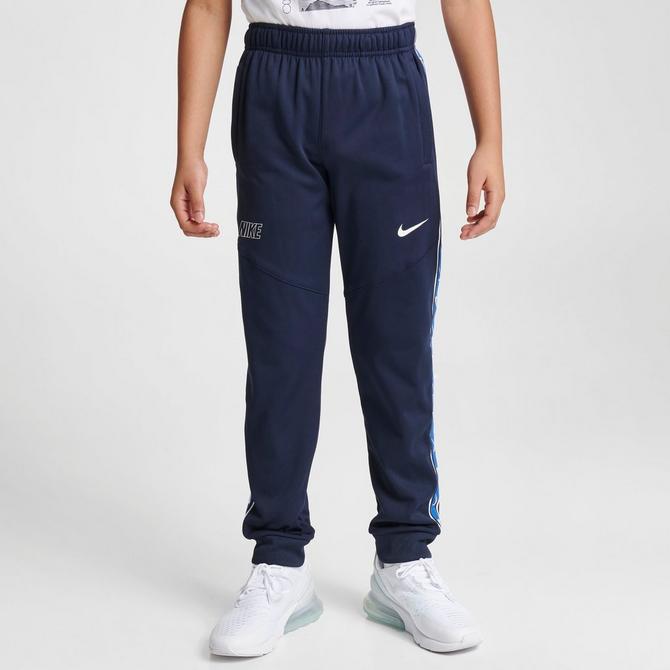 Nike Swoosh Just Do It Track Pants Jogger Trousers Girls Blue CJ7421-433 Lg  NWT