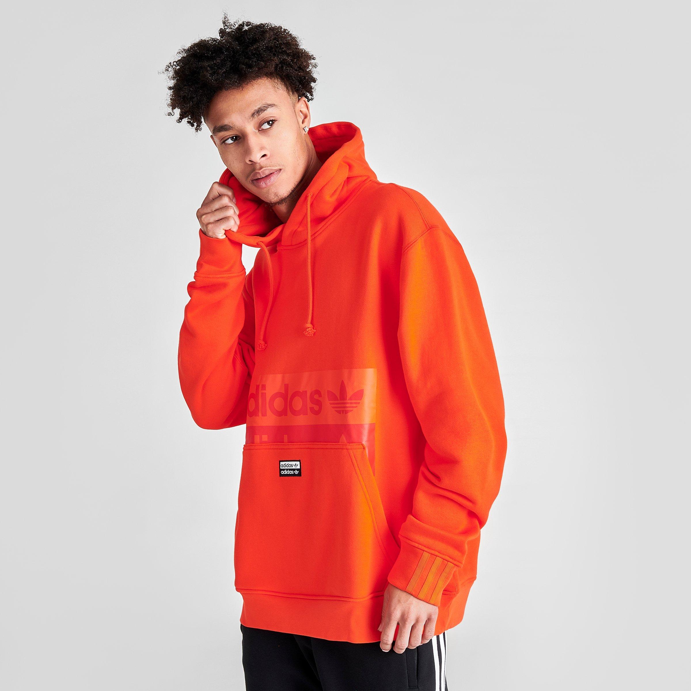 orange adidas originals hoodie