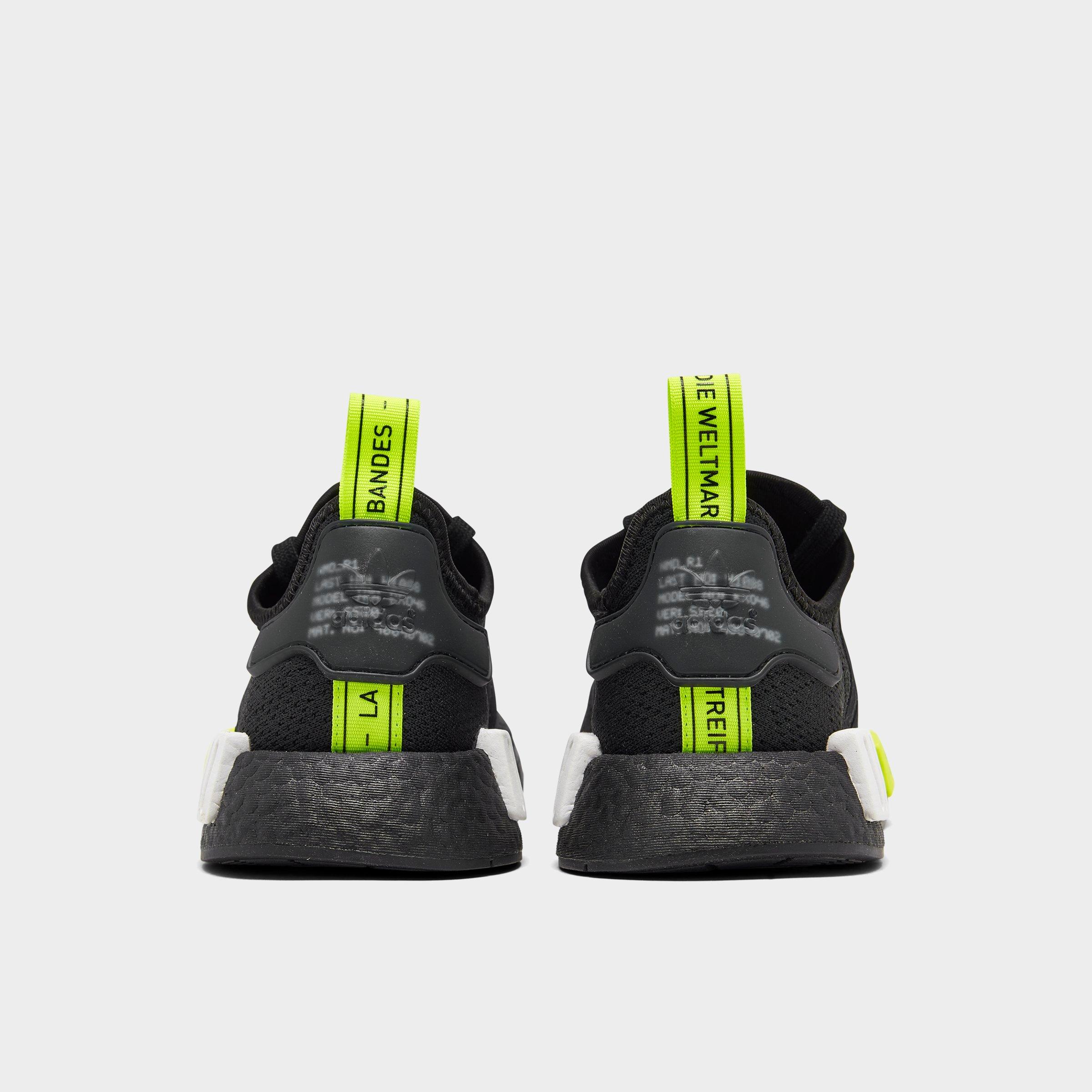 adidas nmd black and neon green