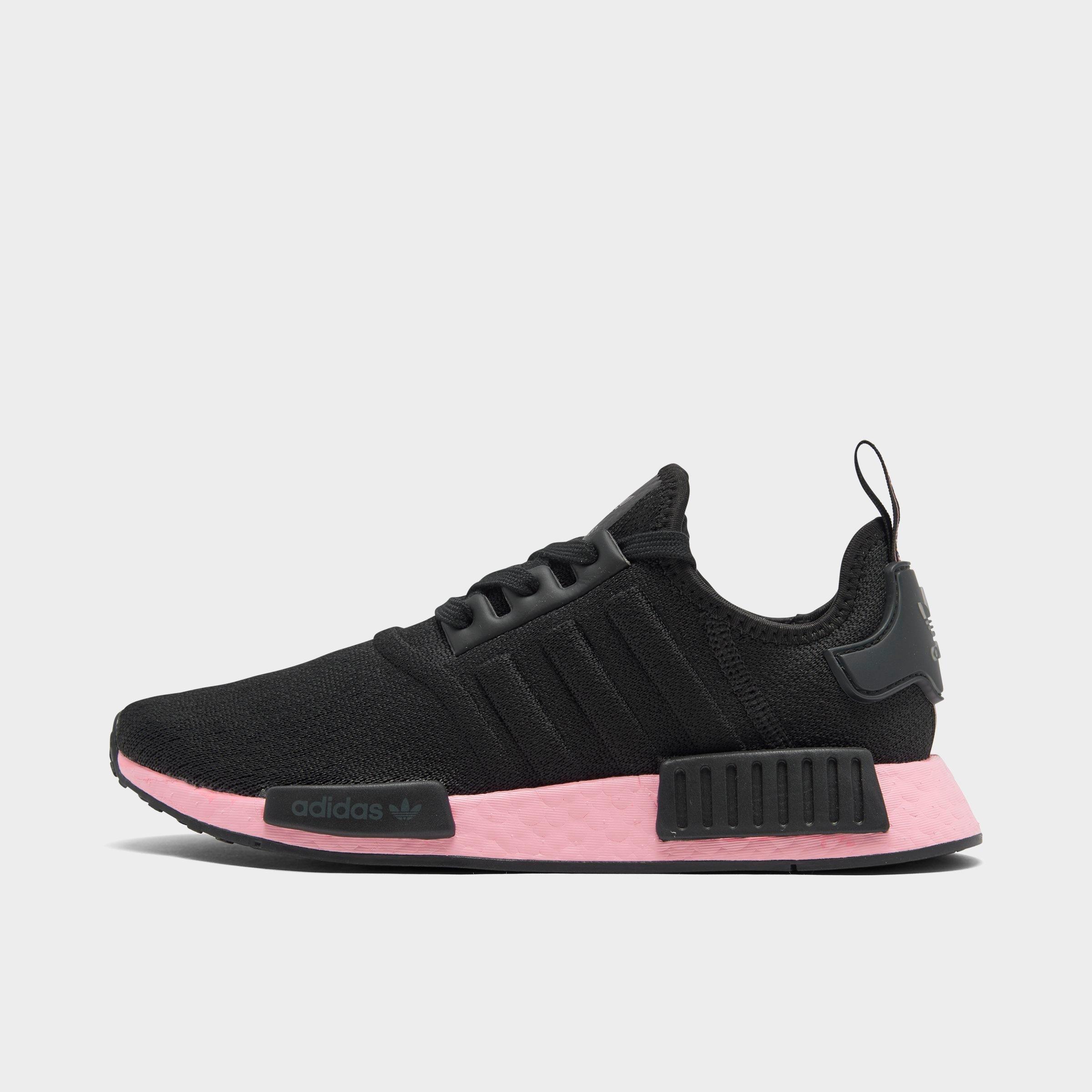 black and pink adidas shoes