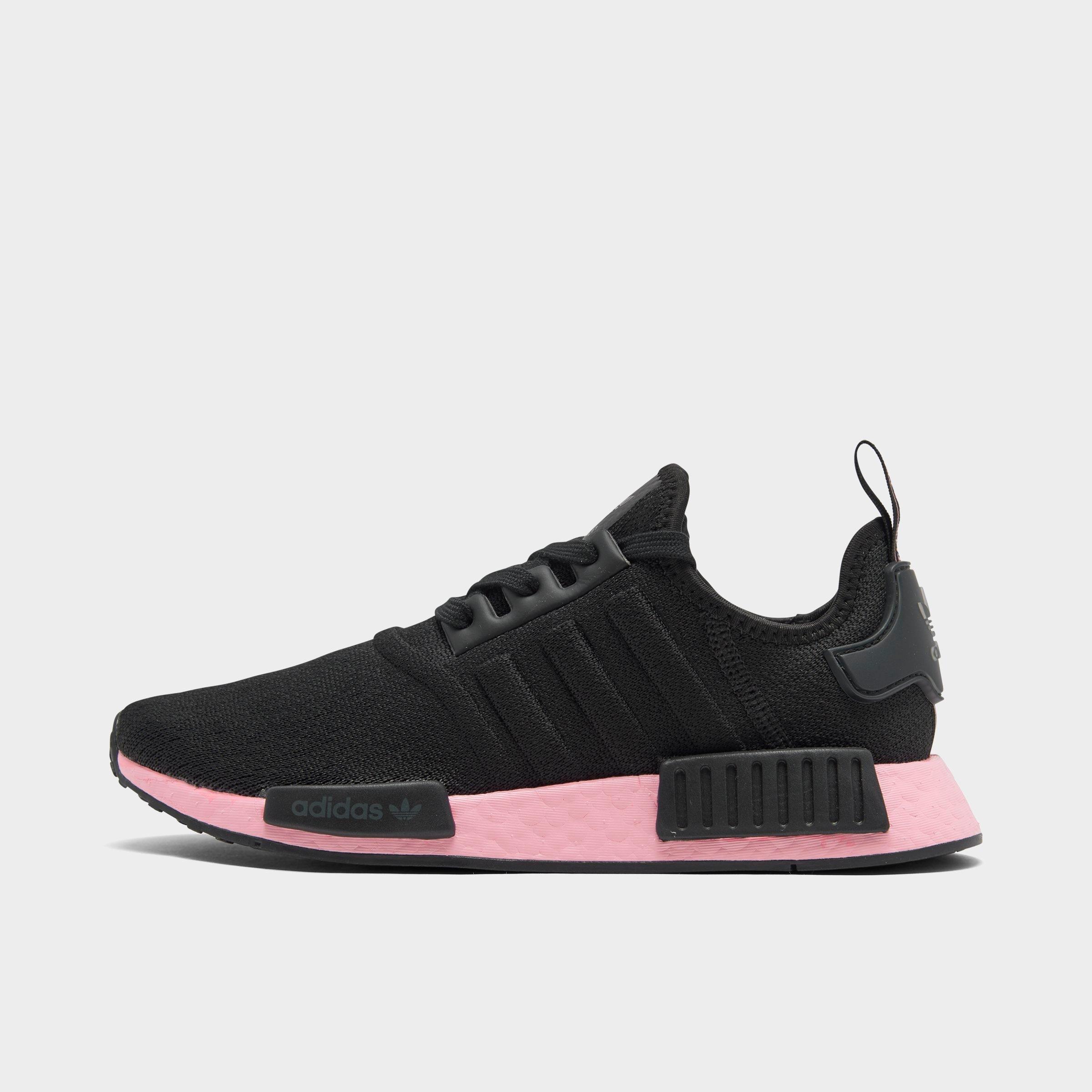 nmd r1 black white pink