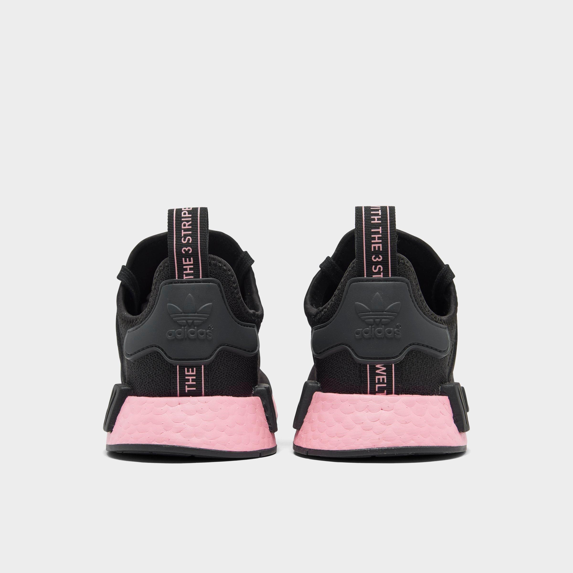 adidas black & pink nmd r1 trainers