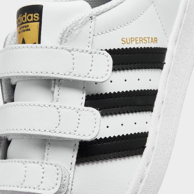 Little Kids adidas Originals Superstar Hook and Loop Casual Shoes