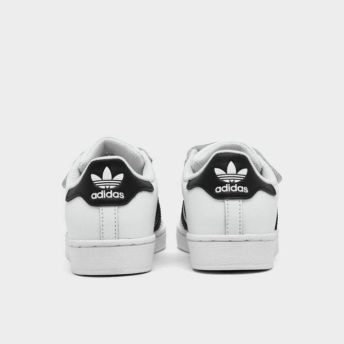 Little Kids adidas Originals Superstar Hook and Loop Casual Shoes