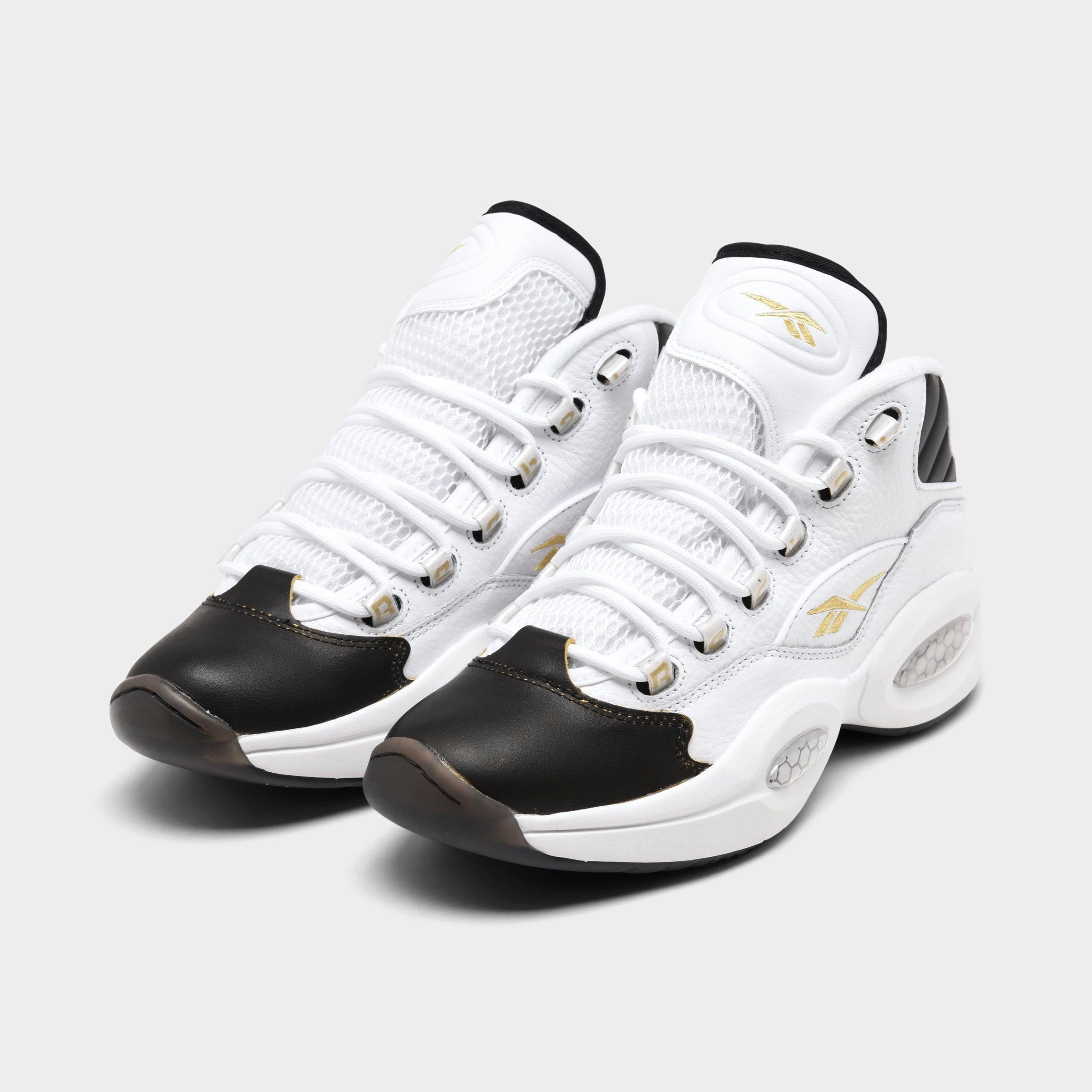 reebok question mid basketball shoes