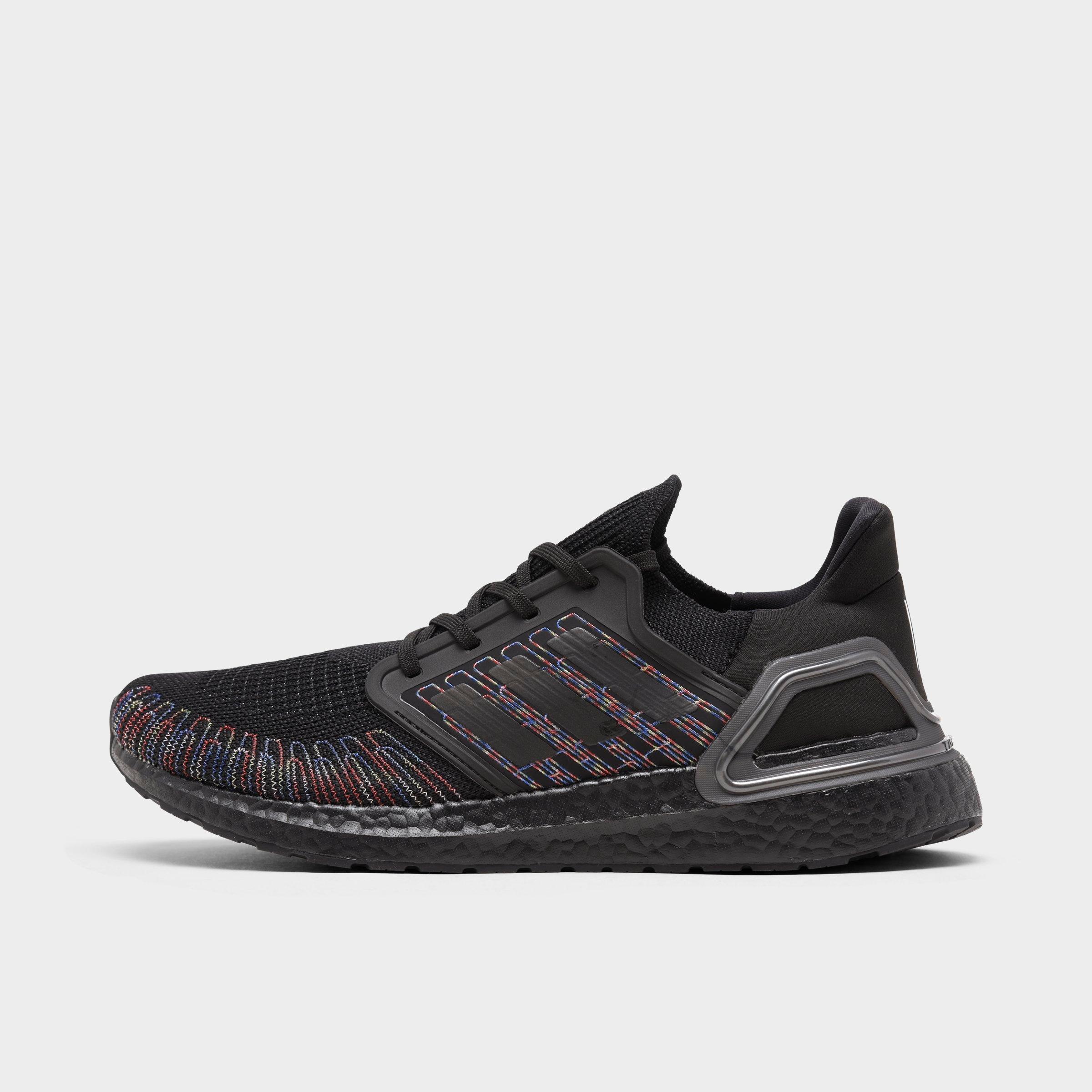 adidas black sports shoes
