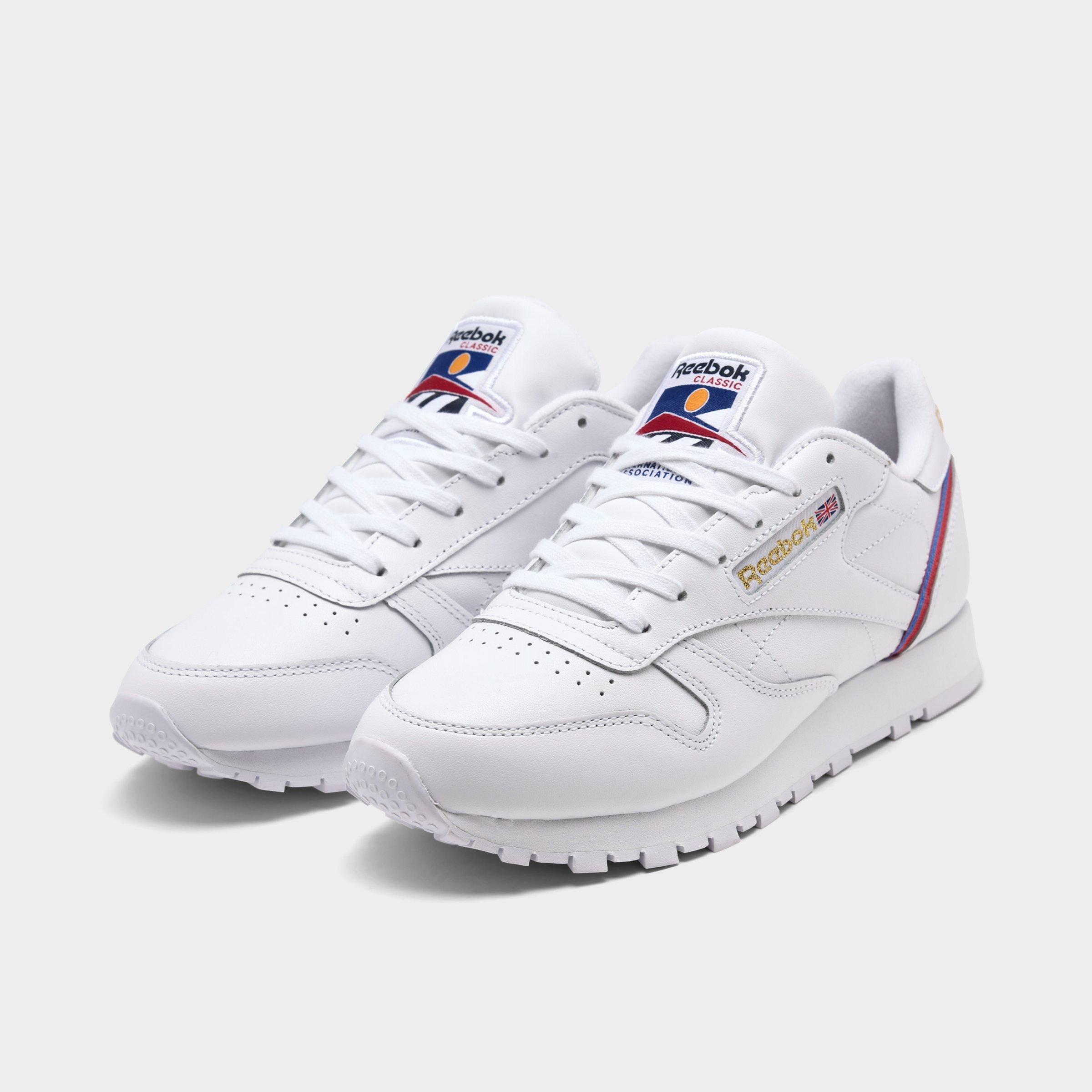 reebok classic red white and blue