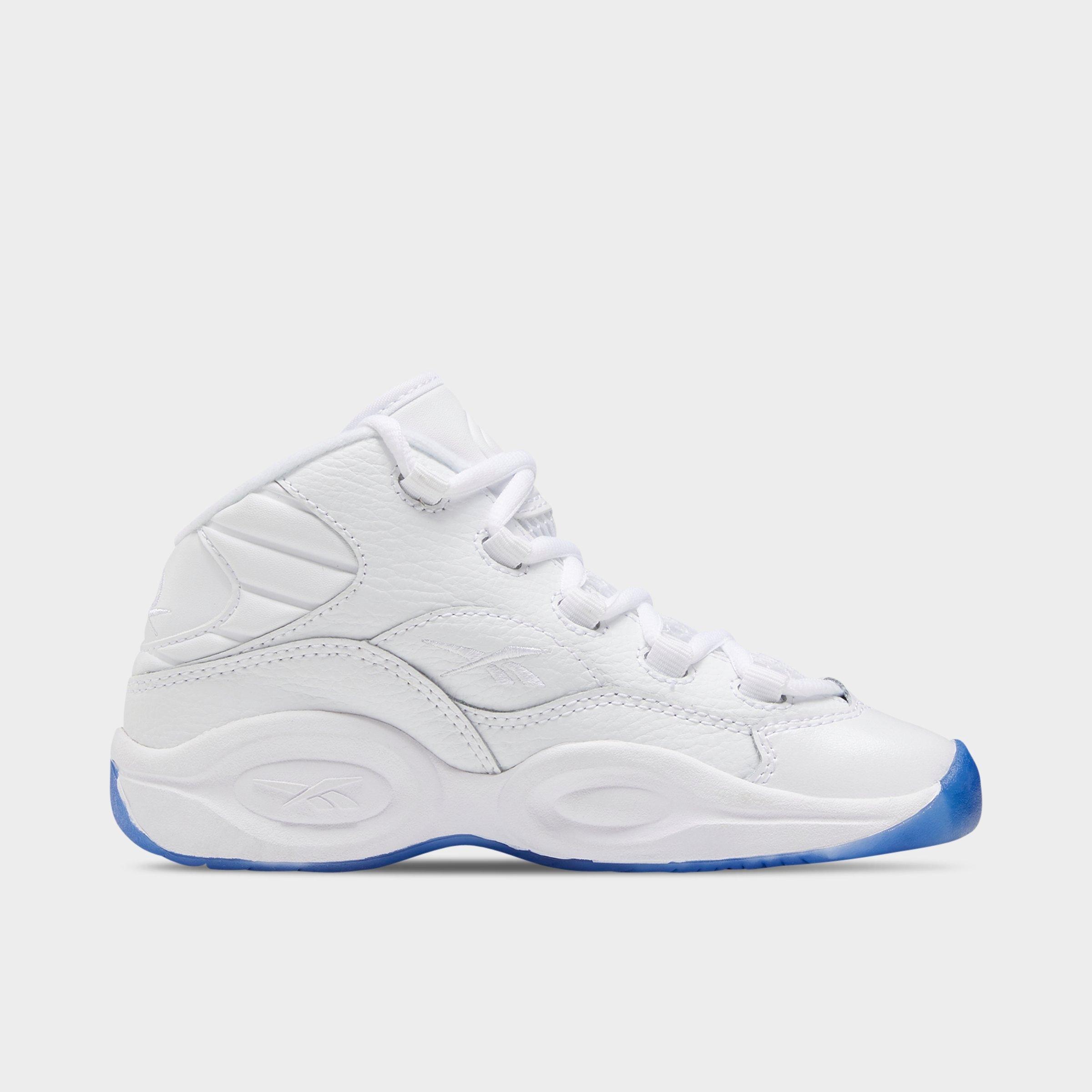 boys white basketball shoes