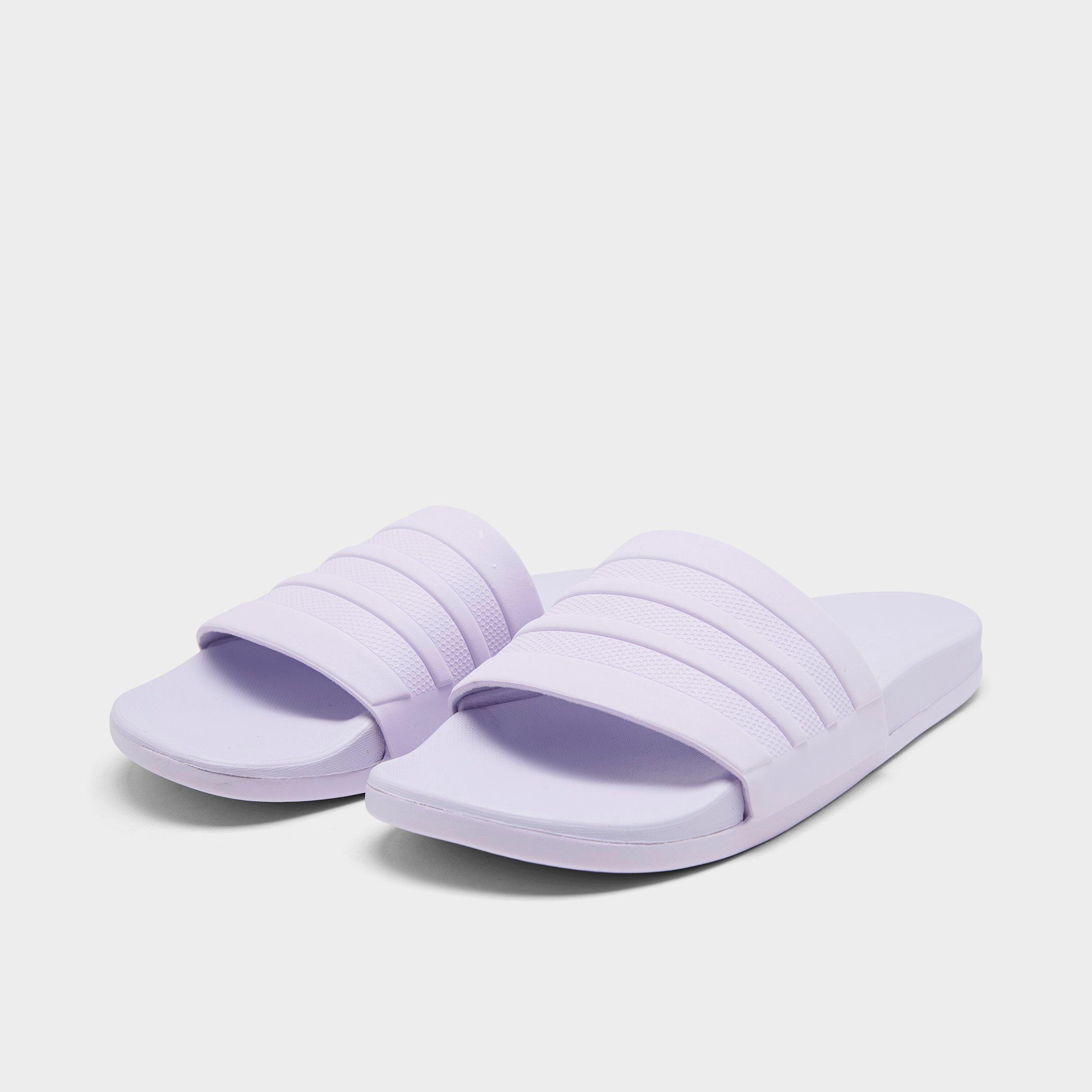 adilette comfort slides purple