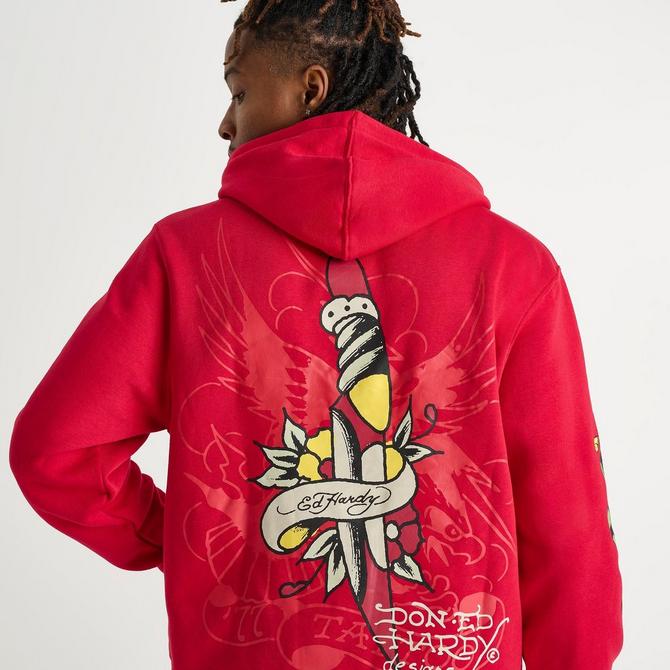 Ed popular hardy zip up hoodie